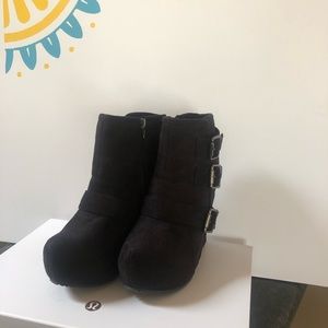Black Soda Bootie Heel!
